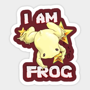 I am frog (Xenopus laevis ver.) Sticker